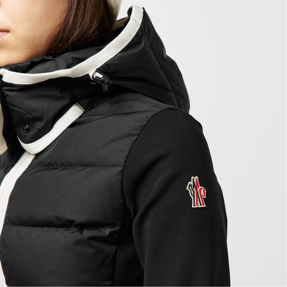 MONCLER GRENOBLE Hooded paneled twill and quilted stretch-shell down jacket - Picture 4 of 15